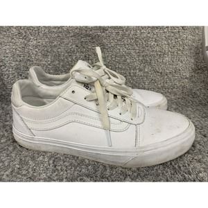 VANS Off The Wall Shoes Women’s Size 9.5 Deluxe Comfort Ortholite Sneakers White